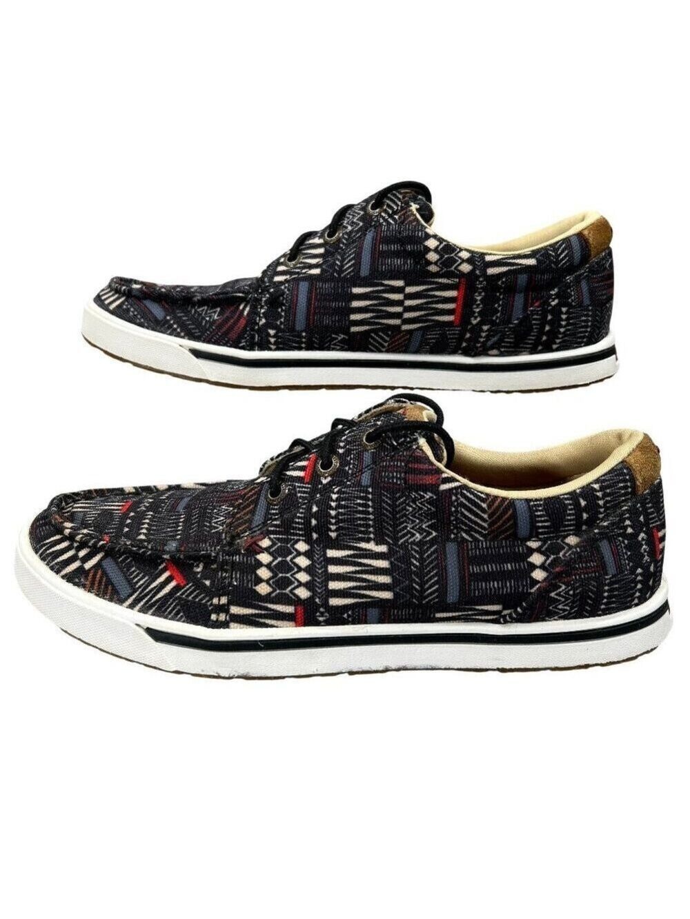 Twisted X Women's Kicks Lace-Up Southwestern Sneakers Size 8